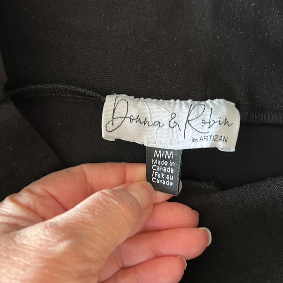 ARTIZAN pull on black pants size medium - Picture 5 of 6